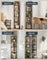 Corner Shelving Unit - Engineered Wood - Rustic Brown - 5-Tier Design with Toolless Assembly
