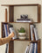 Freestanding Bookcase - Wood - White - 6-Tier Cube Display Shelf and Room Divider