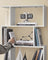 Wooden Cube Display Shelf - Wood - White - 6-Tier Freestanding Shelving Unit and Room Divider