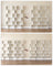 Wooden Cube Display Shelf - Wood - White - 6-Tier Freestanding Shelving Unit and Room Divider