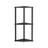 Corner Shelving Unit - Engineered Wood - Rustic Brown - 5-Tier Design with Toolless Assembly