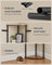 Corner Shelving Unit - Engineered Wood - Rustic Brown - 5-Tier Design with Toolless Assembly