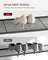 Shoe Rack - Steel - Greige and Black - 4 Mesh Shelves with Large Surface for Storage