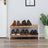2-Tier Rack - Bamboo - Natural Finish - Versatile Storage Shelf