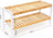 2-Tier Rack - Bamboo - Natural Finish - Versatile Storage Shelf