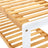 2-Tier Rack - Bamboo - Natural Finish - Versatile Storage Shelf