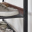 5-Tier Steel Shoe Rack - Space-Saving Design with Mesh Shelves - Rustic Brown & Black