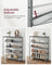 5-Tier Shoe Rack - Steel - Charcoal Grey