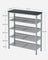 5-Tier Shoe Rack - Steel - Charcoal Grey