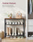 4-Tier Metal Shoe Rack - Steel - Expandable
