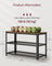 Shoe Bench - Wood - Rustic Brown - 3-Tier Storage with Seating