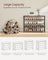 5-Tier Shoe Rack - Steel Frame - Rustic Brown and Black - Narrow Storage Organizer for Wardrobe and Hallway
