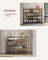 5-Tier Shoe Rack - Steel Frame - Rustic Brown and Black - Narrow Storage Organizer for Wardrobe and Hallway