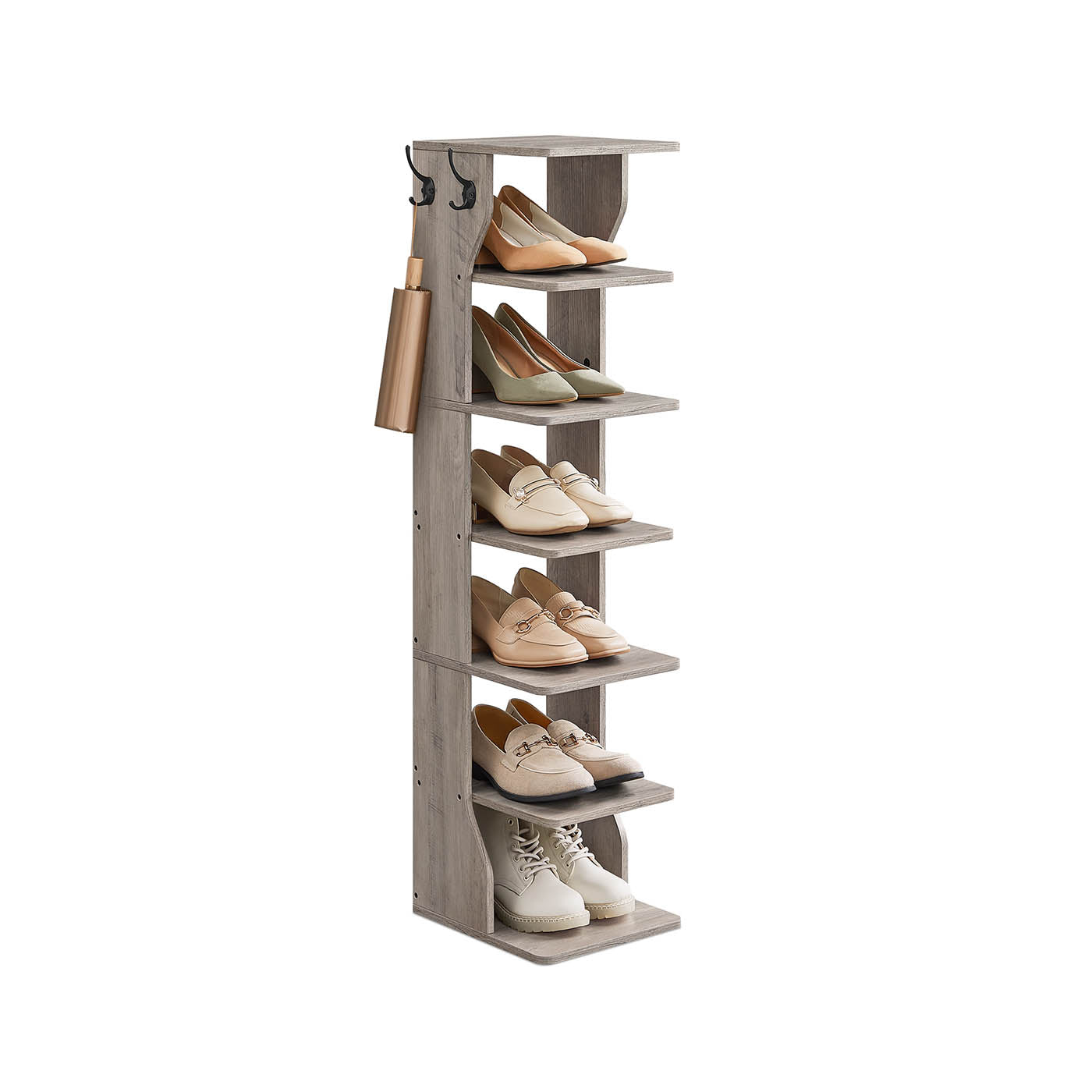Shoe Rack - Engineered Wood - Neutral Color