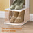 Narrow Shoe Rack - Wood - White - 6-Tier Vertical Storage for Small Spaces