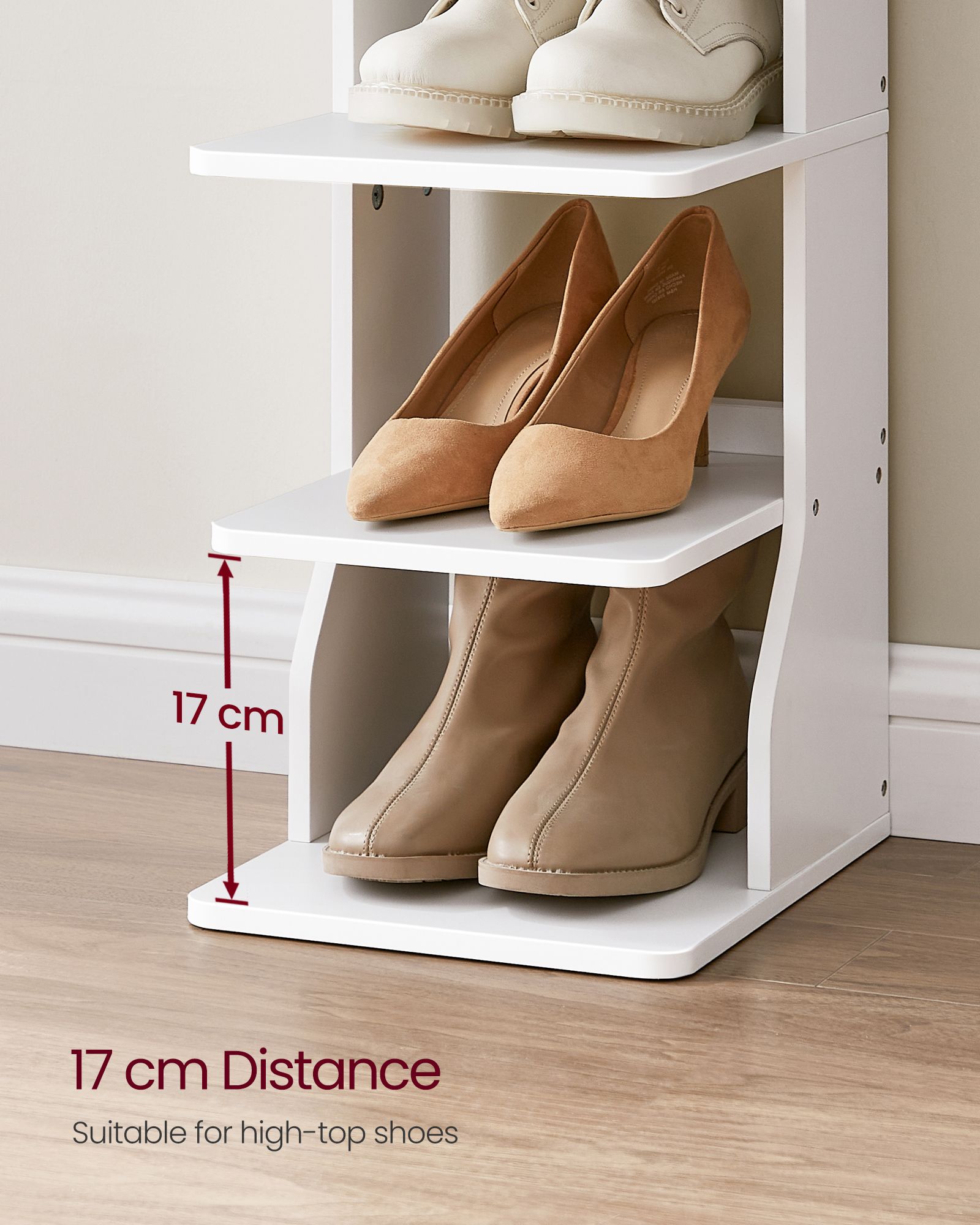 Shoe Rack - Engineered Wood - Neutral Color