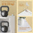 Narrow Shoe Rack - Wood - White - 6-Tier Vertical Storage for Small Spaces