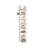 Slim Shoe Rack - Wood - Natural - 6-Tier Narrow Storage Organiser for Small Spaces