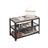 Shoe Bench Rack - 3-Tier with Seating - Wood - Rustic Brown