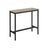 Narrow Rectangular Bar Table - Steel Frame - Greige and Black
