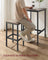 Bar Table and Stools Set - Wood - Heather Greige