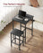 Bar Table and Stools Set - Ebony Black - Wooden