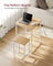 Square Bar Table Set - Includes 2 Bar Stools - Wood - Golden Oak