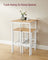 Square Bar Table Set - Includes 2 Bar Stools - Wood - Golden Oak