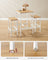 Square Bar Table Set - Includes 2 Bar Stools - Wood - Golden Oak