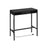 Pub Table - Wood - Ebony Black - With Charging Station and Movable Drawer
