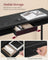 Pub Table - Wood - Ebony Black - With Charging Station and Movable Drawer