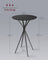 Round Cocktail Table - Metal - Ink Black