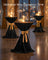 Round Cocktail Table - Metal - Ink Black