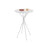 Round Cocktail Table - Metal - Cloud White