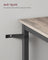 Tall Square Bar Table - Heavy-Duty Steel - Natural Wood