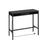 Pub Table - Wood - Ebony Black - With Charging Station and Movable Drawer