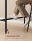 Pub Table - Wood - Ebony Black - With Charging Station and Movable Drawer