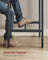 Square Tall Bar Table - Steel - Rustic Brown and Black