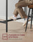 Dining Table Set - Steel Frame - Ebony Black - Includes Bar Table and 2 Stools