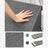 Laundry Basket - Linen-Look Fabric - Dark Grey - 2-Compartment with Magnetic Lid and Collapsible Design