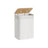 Laundry Basket - Bamboo - Cloud White - Foldable with 3 Handles
