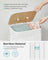 Laundry Basket - Bamboo - Cloud White - Foldable with 3 Handles