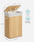 Bamboo Laundry Hamper - Natural - XL Foldable with Removable Washable Lining