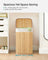 Bamboo Laundry Hamper - Natural - XL Foldable with Removable Washable Lining