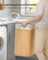 Bamboo Laundry Hamper - Natural - XL Foldable with Removable Washable Lining