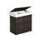 Handwoven Clothes Hamper - Synthetic Rattan - Brown - 90L Capacity with Lid and Handles