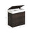 Handwoven Clothes Hamper - Synthetic Rattan - Brown - 90L Capacity with Lid and Handles