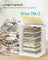 Laundry Basket - Bamboo - White - 95 L