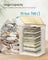 Laundry Basket - Bamboo - Natural - 95 L Capacity with Foldable Design and Removable Machine Washable Liner