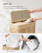 Laundry Hamper - Bamboo - Natural Beige - Removable and Washable with Lid and Handles